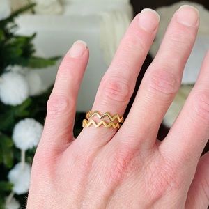 ZIG ZAG RING SET